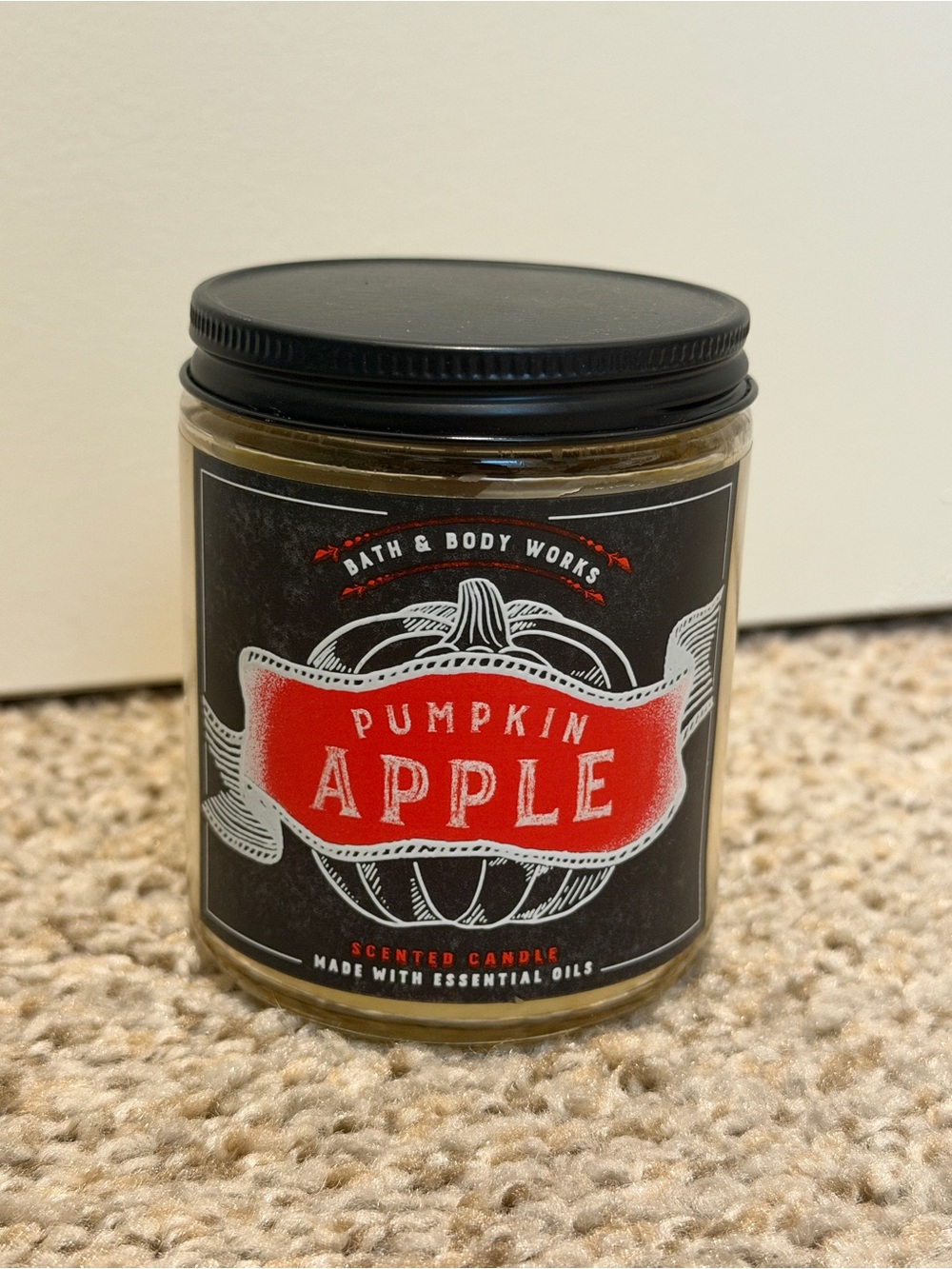 New Bath & Body Works Pumpkin Apple Candle